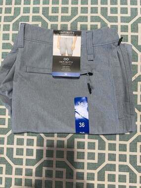 Infinity Linearflex Men's Hybrid Stretch Shorts Size 36